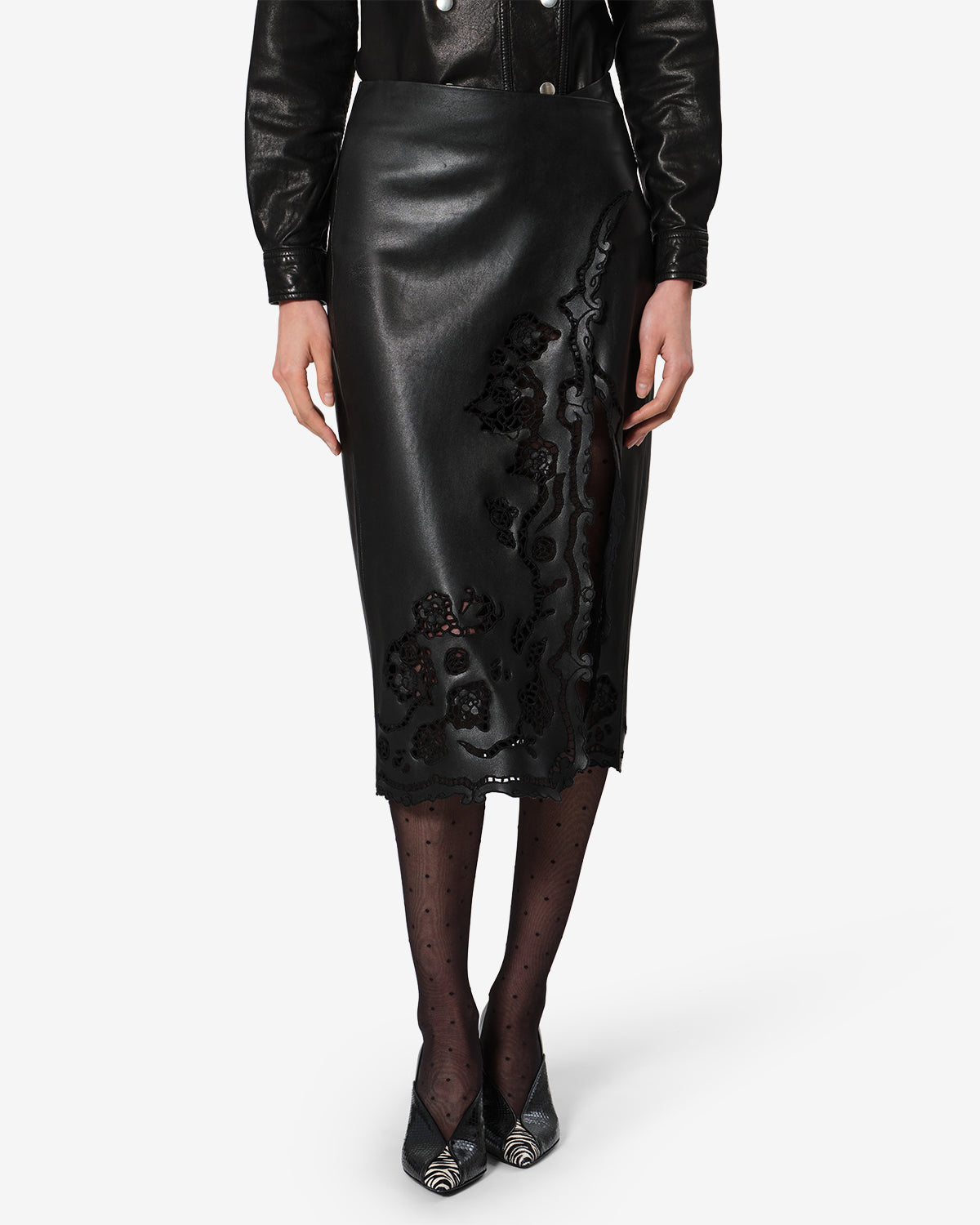 Fulsa leather skirt