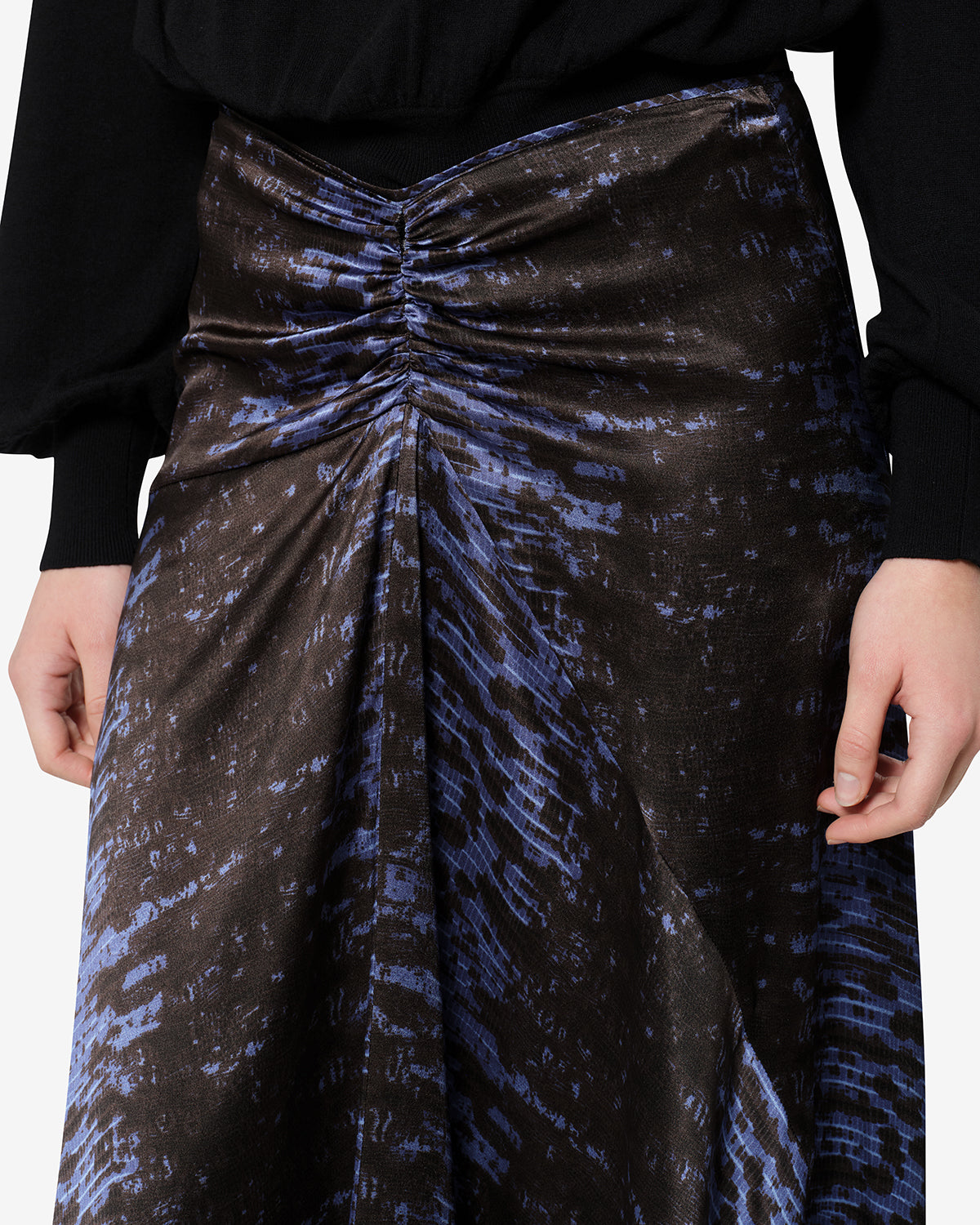 Laren silk skirt