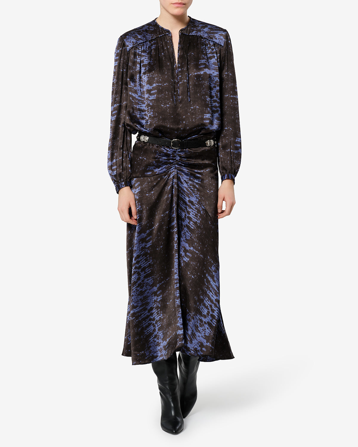 Laren silk skirt