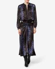 Laren silk skirt