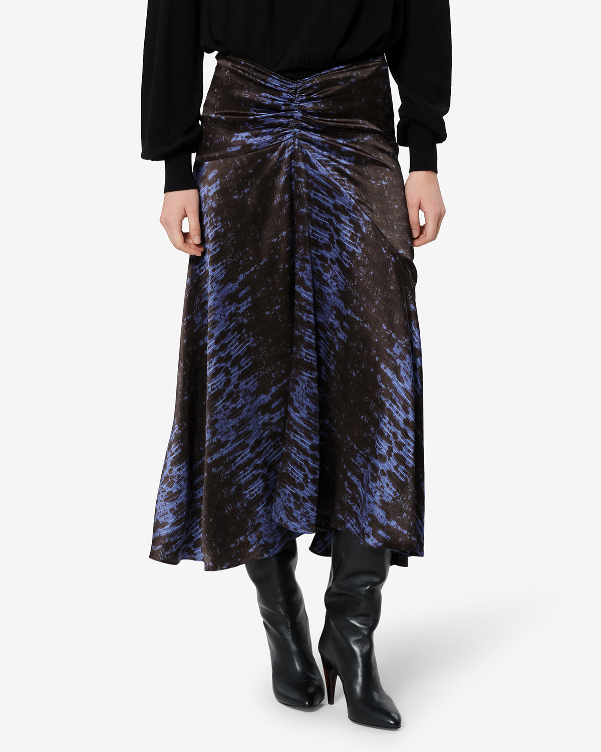 Laren silk skirt