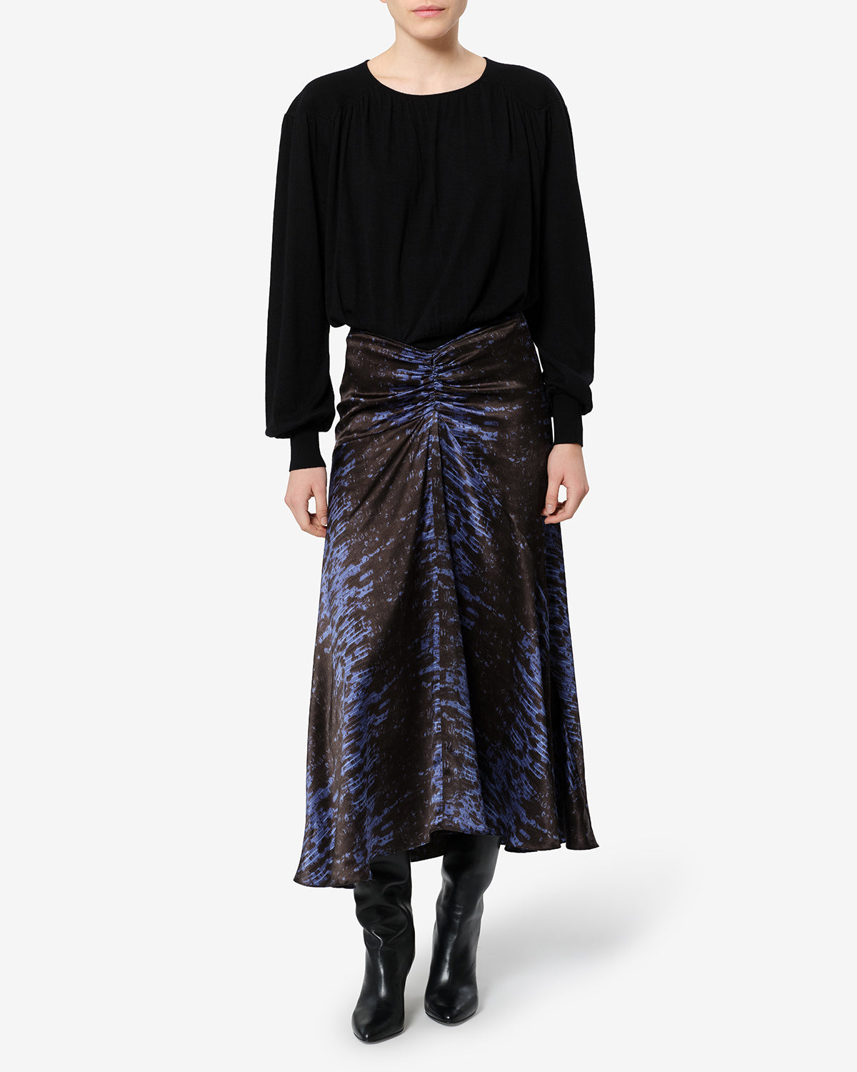 Laren silk skirt
