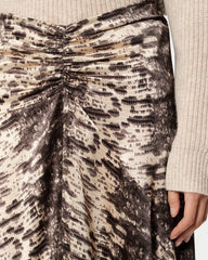 Laren silk skirt