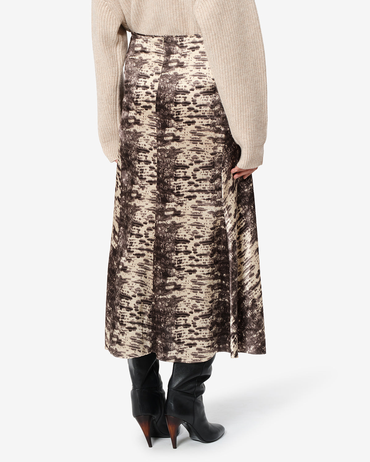 Laren silk skirt
