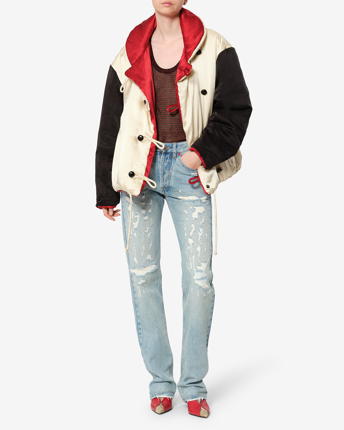 Bleza silk coat