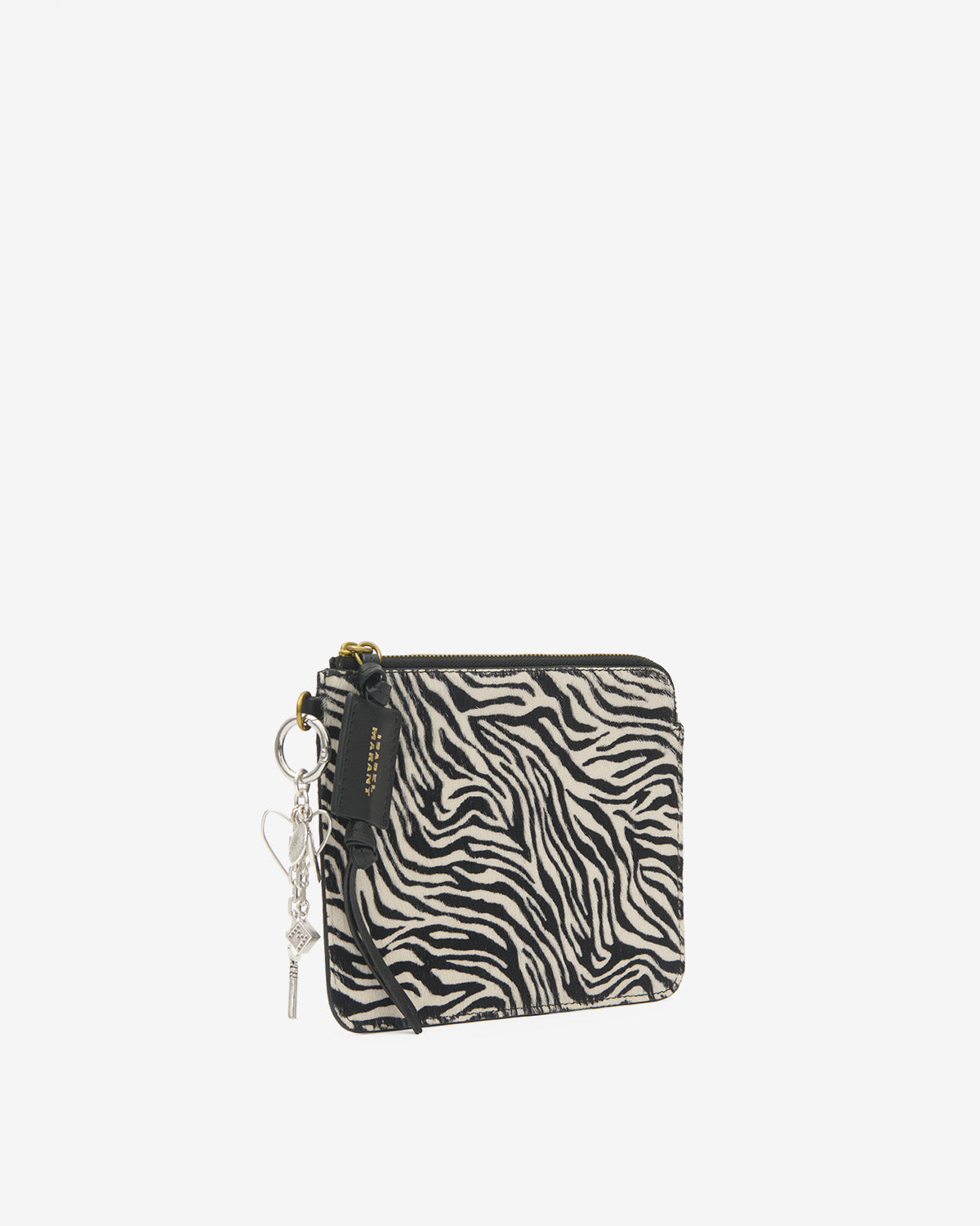 Oskan Pony leather zip pouch