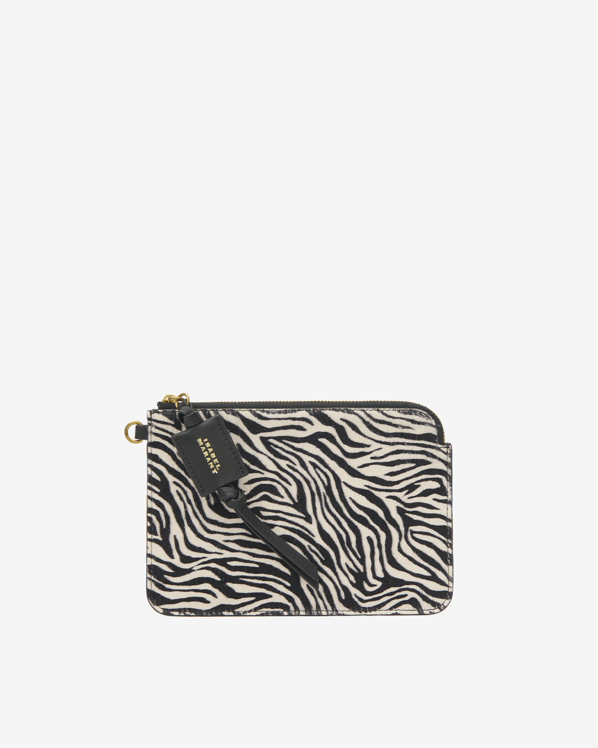 Oskan Pony leather zip pouch