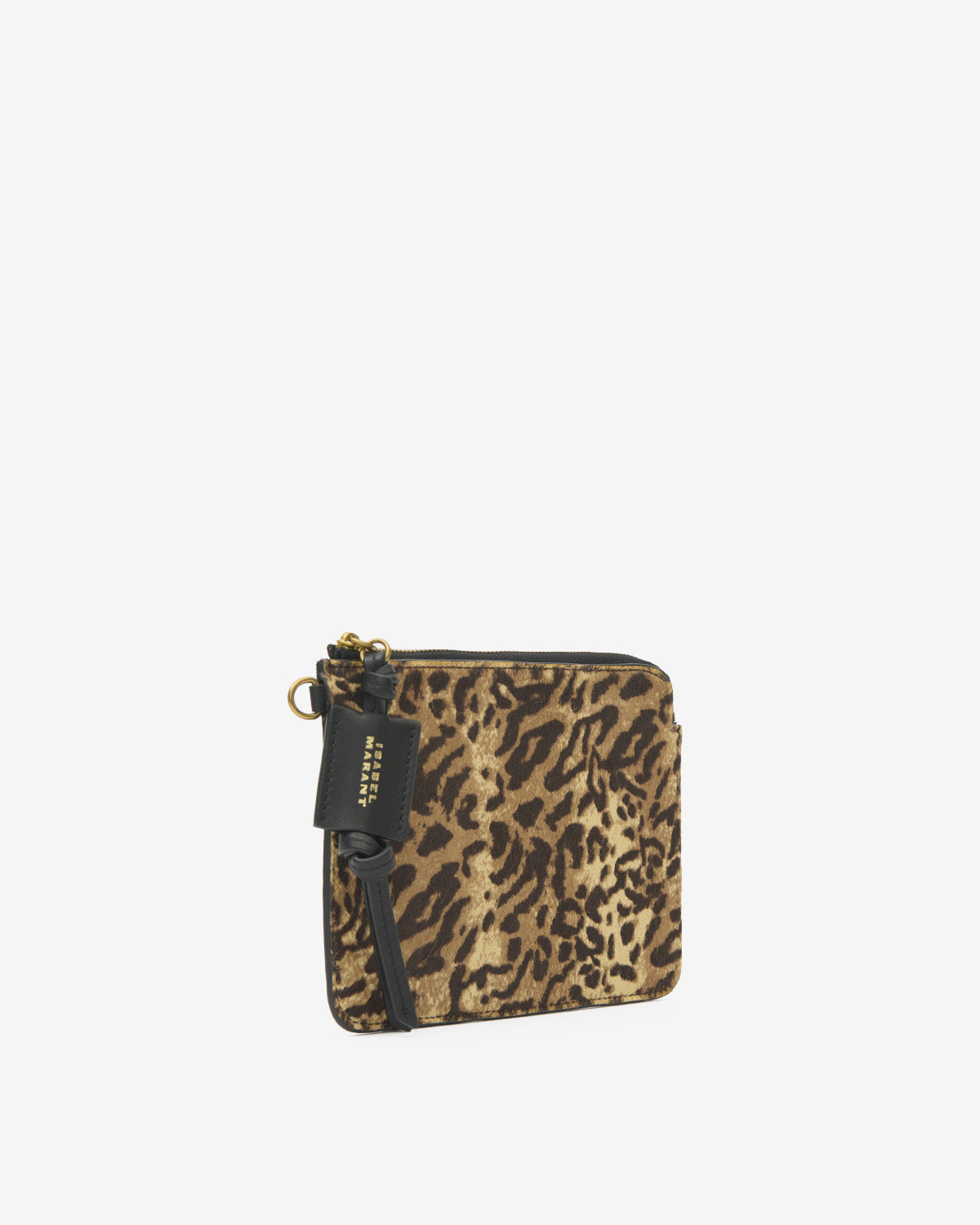 Oskan Pony leather zip pouch