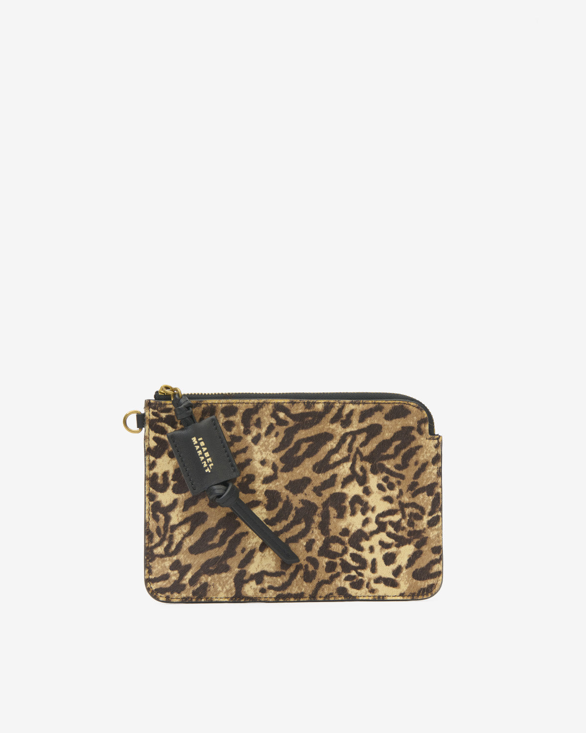 Oskan Pony leather zip pouch