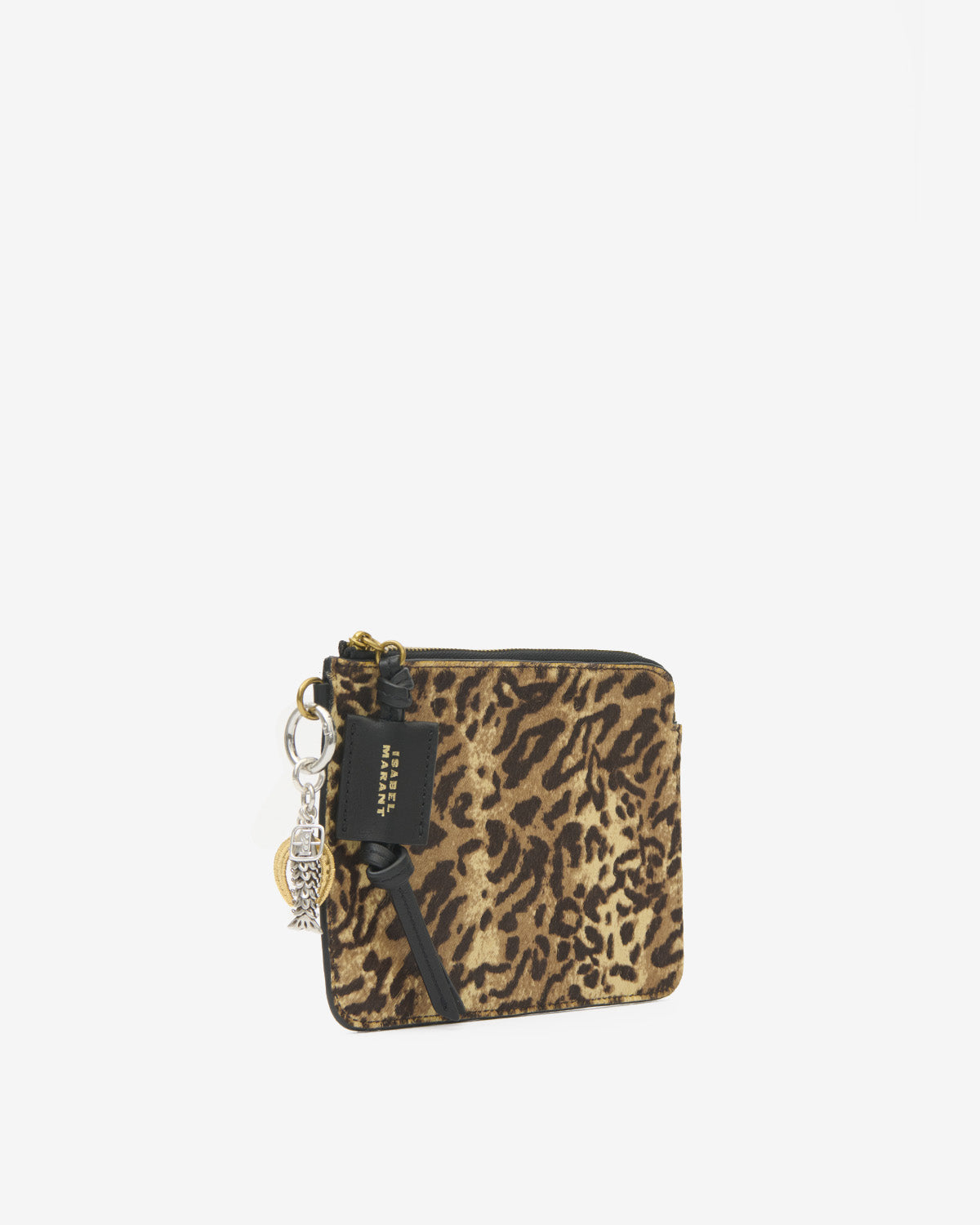 Oskan Pony leather zip pouch
