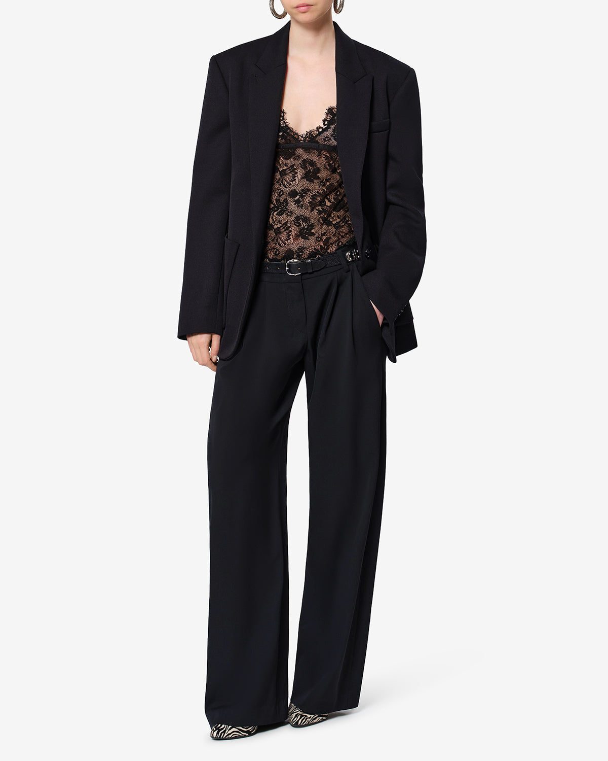 Lyda wool pants