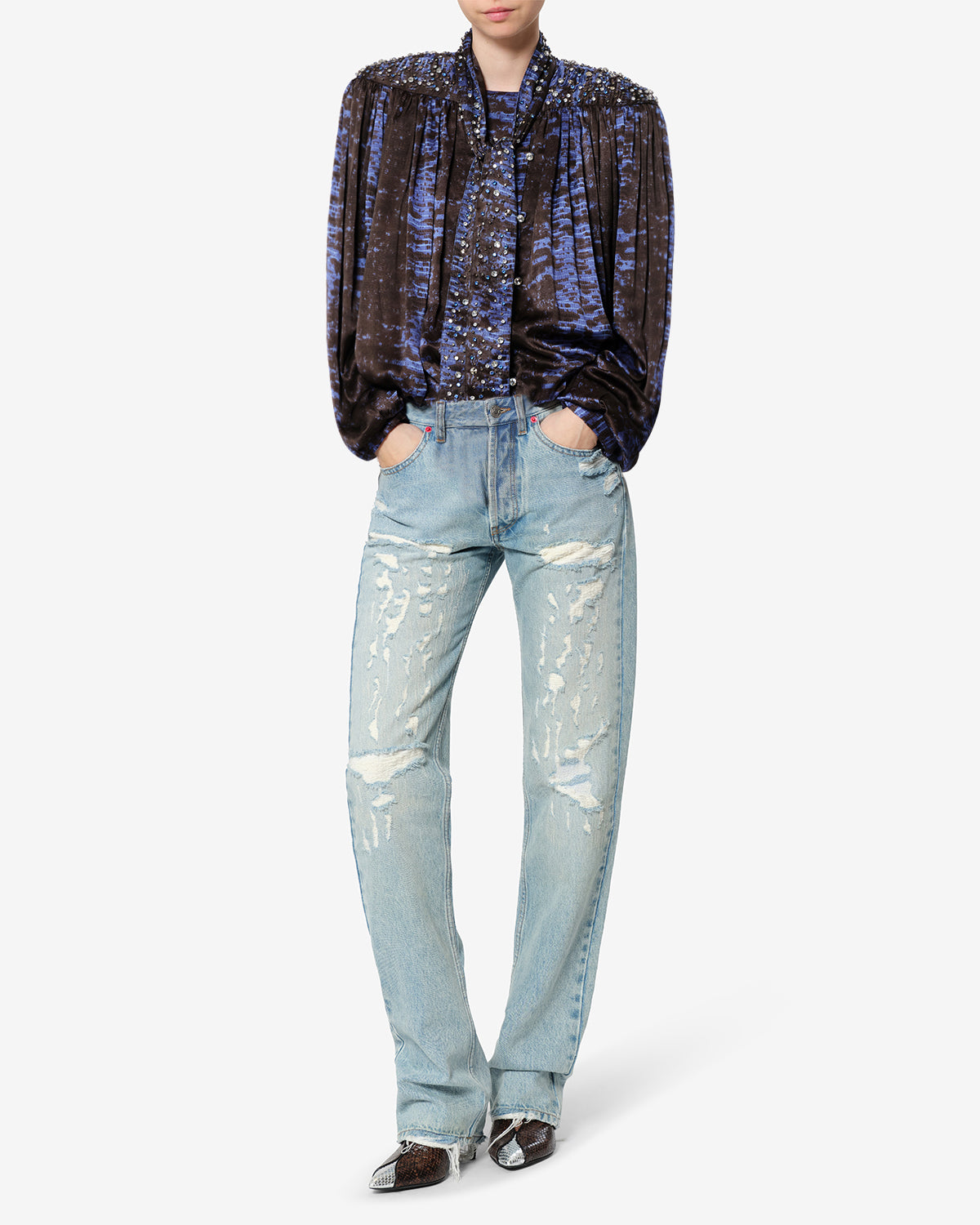Loyra silk blouse
