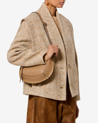 Oskan Moon bag in grained leather